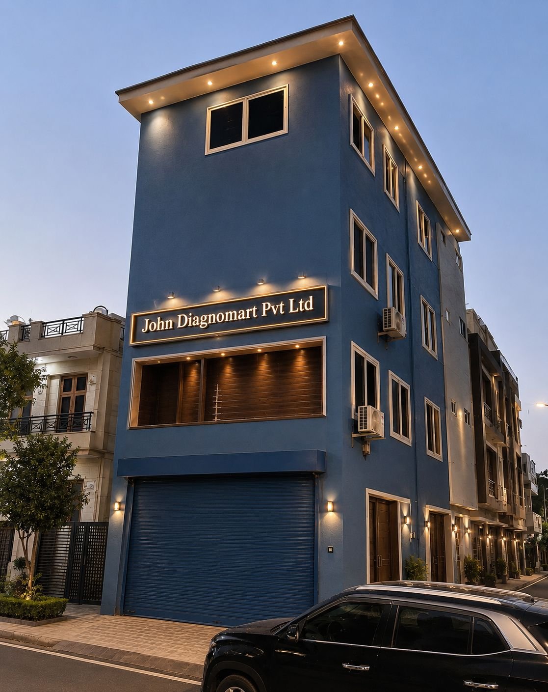 John Diagno Mart Private Limited office building in Jabalpur